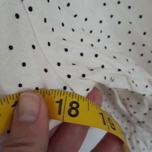 ELOQUII Linen Blend Smocked Ruffle Mini Dress Size 14 - Picture 11 of 11